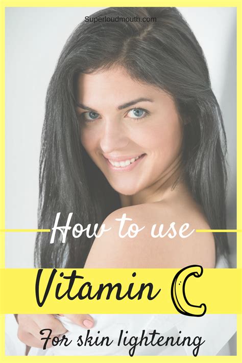 Facts to know about Vitamin C in skin whitening - Superloudmouth