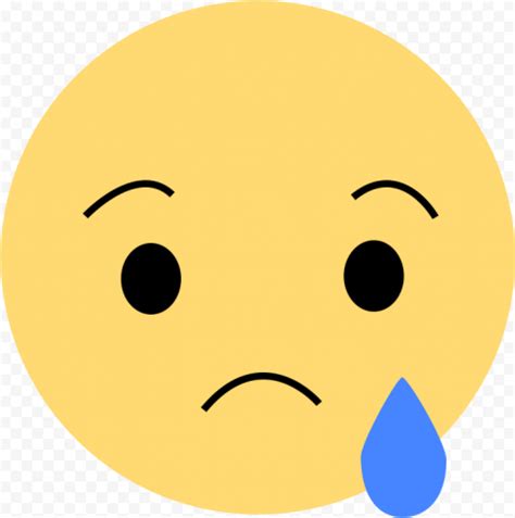 Sad Emoji Like Reaction Facebook Messenger | Citypng