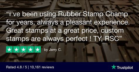 Rubber Stamp Champ Shows Astronomical Review Numbers