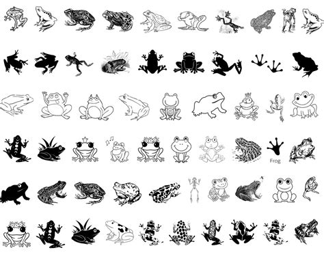 Frog SVG Bundle Frog Silhouette Frogs Clipartfrog SVG Cut - Etsy