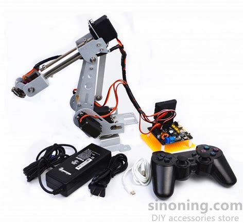 6DOF robotic Arm stainless steel 6 Axis Clamp Rotating Mechanical for ...