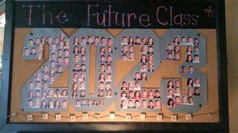 4th Grade Recognition Ceremony board using yearbook photos, "The Future ...