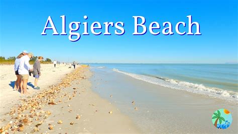 Gulfside City Park Beach/Algiers Beach - Sanibel Island, FL - YouTube