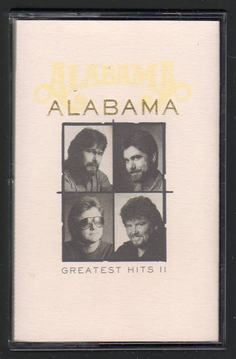 Alabama - Greatest Hits II 1991 RCA BMG C15 Cassette Tape