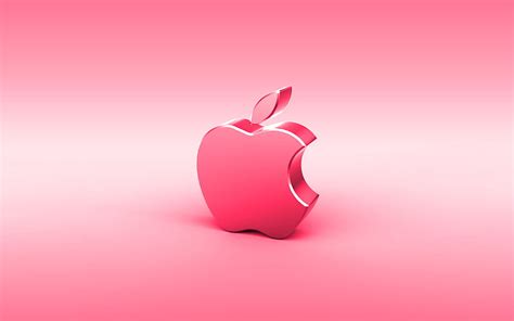 Pink Diamond Apple Logo