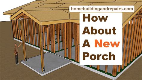 How to build a gable porch roof - kobo building