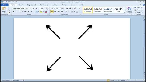 How To Draw Arrows In Word - Signalsteel19