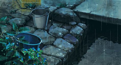 Anime Scenery Rainfall GIF - Find & Share on GIPHY