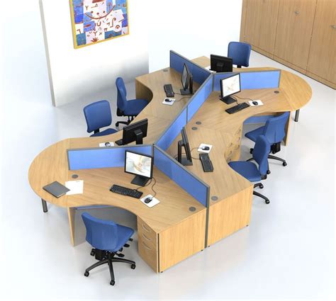 ideal desks for open plan offices - Google Search | Office partition ...