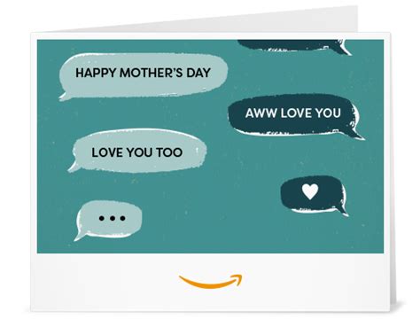 Amazon.com: Amazon Gift Card - Print - Mother's Day Chat: Gift Cards