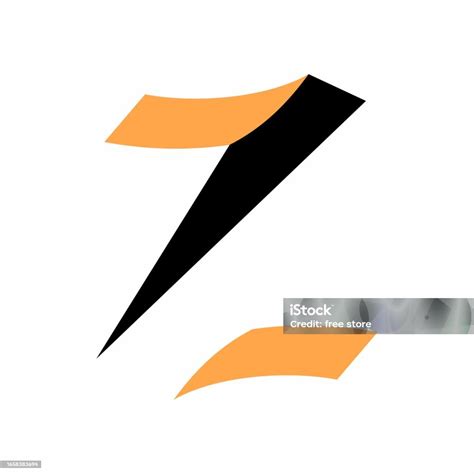 Letter Z Logo Abstract Design Minimalist Z Initial Based Vector Icon ...