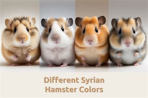 Walkthrough Different Syrian Hamster Colors