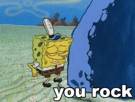 You Rock GIF - YouRock Rock Spongebob - Discover & Share GIFs