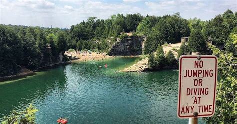 Elora Quarry is home to an epic swimming hole