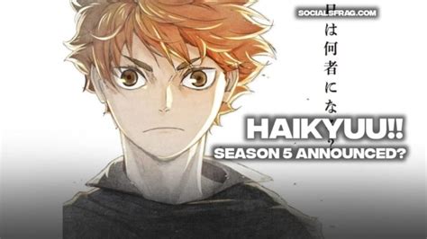 Haikyuu Season 5 Announced In Form Of Two Part Movies "Haikyuu Final"