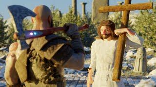 Kratos Vs Jesus - God Of War Animation | Doovi