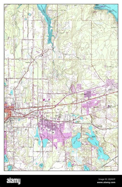 Lacey, Washington, map 1959, 1:24000, United States of America by Timeless Maps, data U.S ...