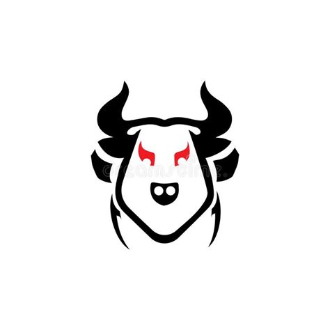 Bull Horn.Bull Head Vector Icon Logo Template Illustration Design Stock Vector - Illustration of ...