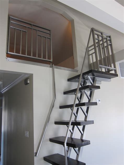 Deco Stainless Steel Loft ladder and ladder, design Warren Casey | My Design work | Pinterest ...