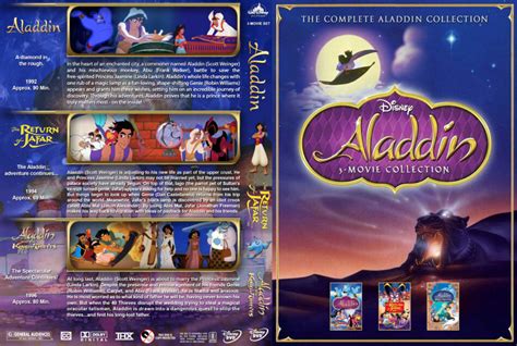 Aladdin Collection dvd cover (1992-1996) R1 Custom