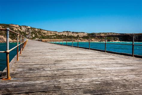 Wooden Jetty on Kangaroo Island 10112209 Stock Photo at Vecteezy