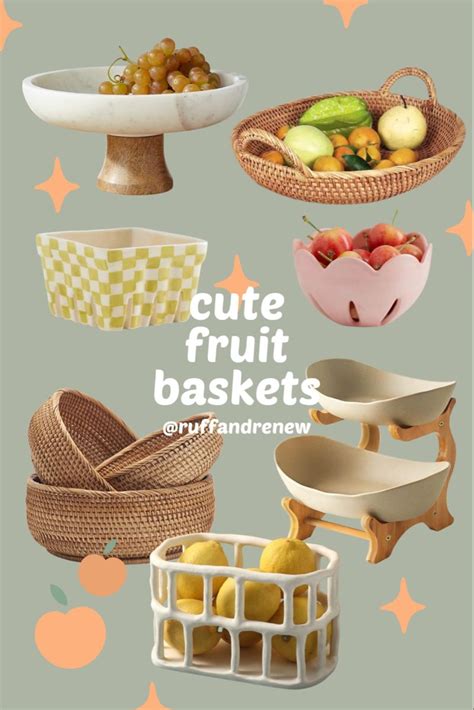 Cute fruit baskets | Fruit bowl decor, Tiered fruit basket, Fruit and ...