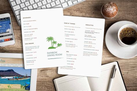 Menu Printing & Design | Plastic Printers