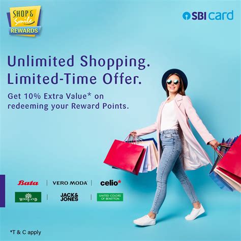 SBI Card on Twitter: "Shop till you drop. Get 10% Extra Value on redeeming your SBI Card Reward ...