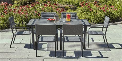 Outdoor Coffee Table Set In Black Colour By Ventura - Coffee Table Design Ideas