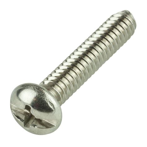 Crown Bolt #8-32 x 1/2 in. Phillips-Slotted Round-Head Machine Screws (25-Pack)-33942 - The Home ...