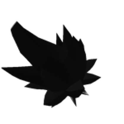 Goku Hair Black Feather Dark Wing Minimalist Art HD PNG | PNG All