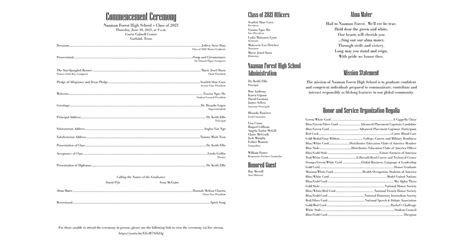 Garland ISD 2021 Graduation Programs Naaman Forest High School - Page 2