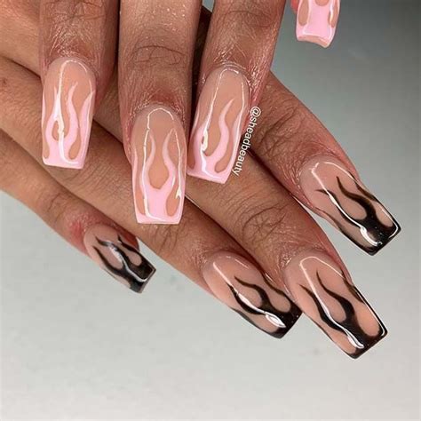 21 Flame Nail Ideas – Sharing beauty in 2020