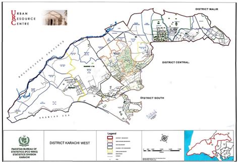 District West Karachi Map - Blythe Starlene