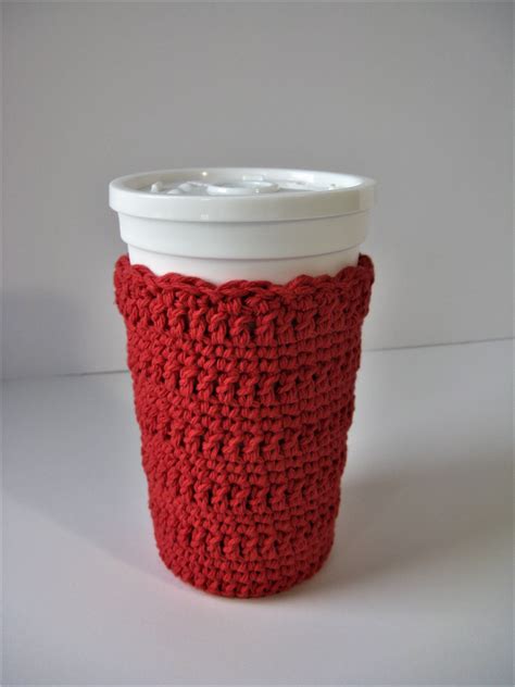 Crochet Cup Cozy Reusable Cup Sleeve Beverage Cup Holder | Etsy | Coffee cup sleeves, Cup cozy ...