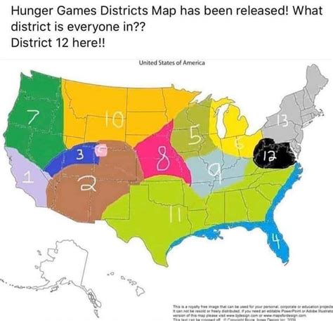 Hunger Games map for the United States | O-T Lounge