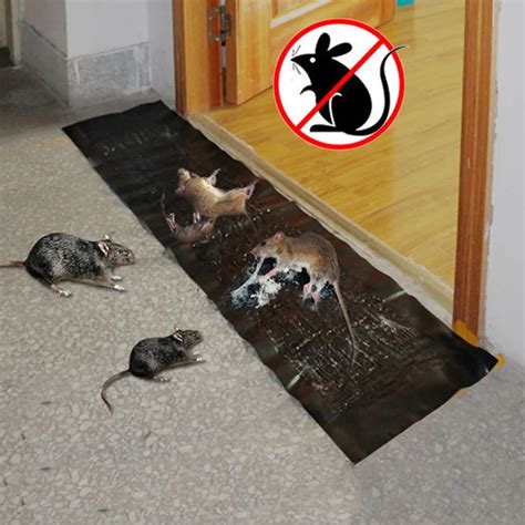 Non Toxic Mouse Glue Trap 120x28CM Sticky Rat Board For Effective Pest ...