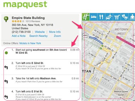 Mapquest Printed Directions - Wayne Baisey