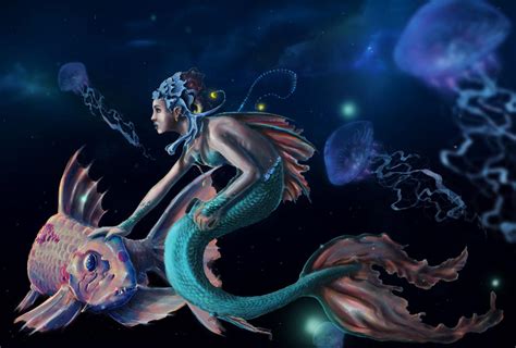 Deep sea mermaid by LEVcraft on DeviantArt