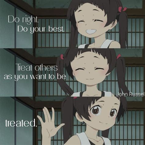 Do right. Do your best. Treat others as you want to be treated. | Manga ...