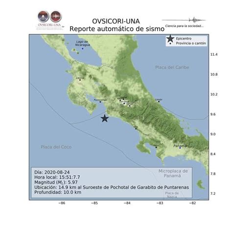 6.2 magnitude earthquake shakes Costa Rica -- Earth Changes -- Sott.net