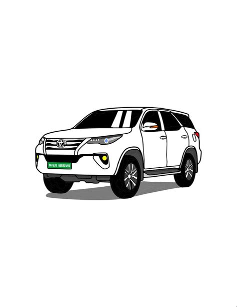 Toyota Fortuner illustration