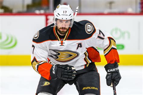 Anaheim Ducks center Ryan Kesler (17) during the NHL game between the ...