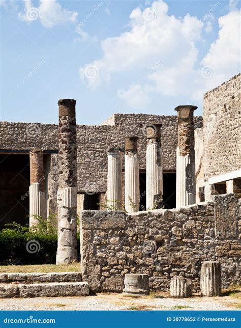 Pompeii - Archaeological Site Stock Photo - Image of rome, heritage: 30778652