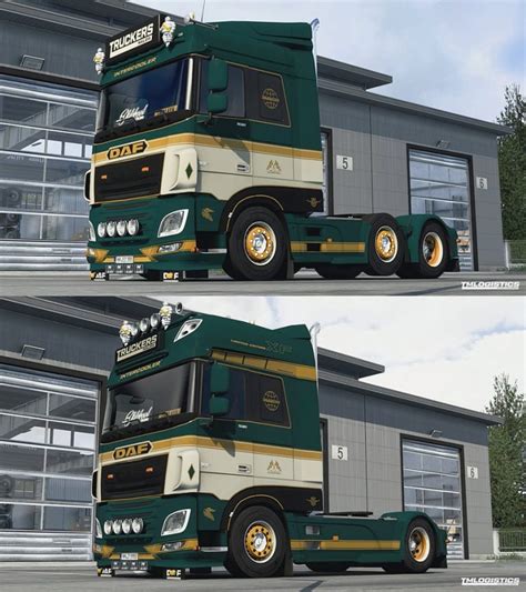 TM DAF XF Euro 6 Changeable Multicolor Skin - Gloss & Matte 1.44 - 1.45 - ETS 2 mods, Ets2 map ...