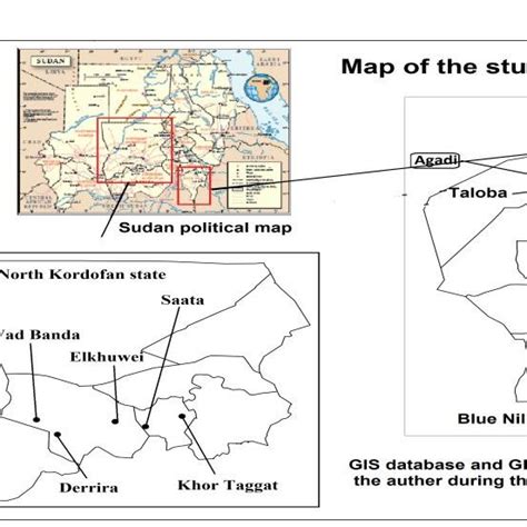 Map of Blue Nile and North Kordofan states. | Download Scientific Diagram