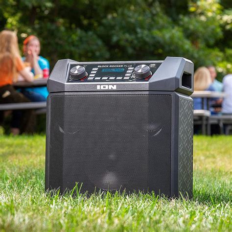 ION Audio Block Rocker Plus | 100W Portable Battery Powered Speaker with Bluetooth Connectivity ...