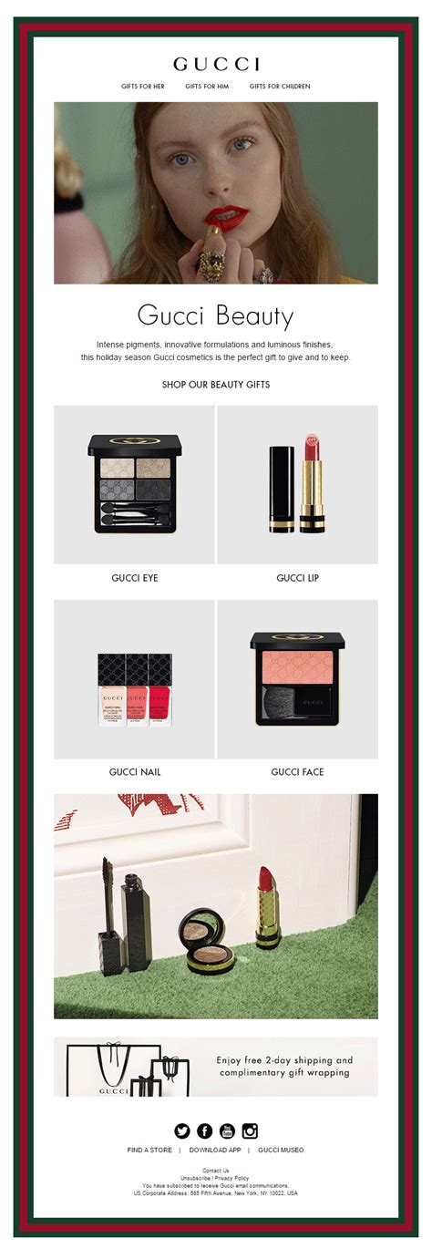 Gucci Newsletter | Email design inspiration, Luxury design graphic, Email template design