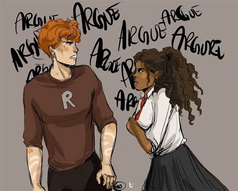 Ron and Hermione - Harry Potter Fan Art : Photo | Harry potter fan art, Harry potter, Harry and ...