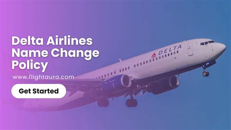 Delta Airline Name Change Policy, Correction and Fees